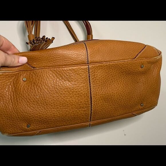 Kate Spade New York 14258 Pebbled Leather Strand Strap Fringe - Picture 4 of 13